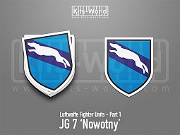Kitsworld SAV Sticker - Luftwaffe Fighter Units - JG 7 'Nowotny' 